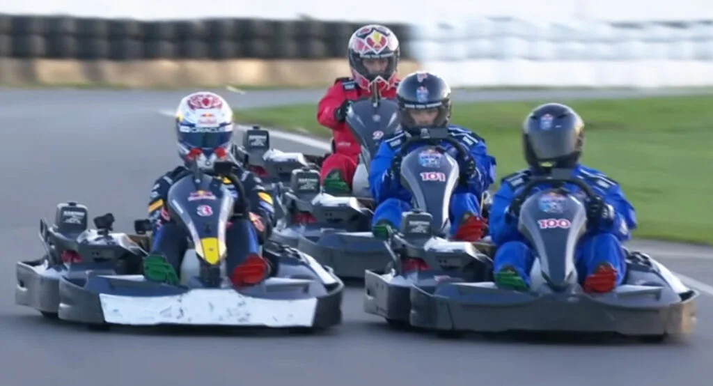 Max Verstappen's Lightning Fast Overtakes: A Go-Kart Challenge for the Ages