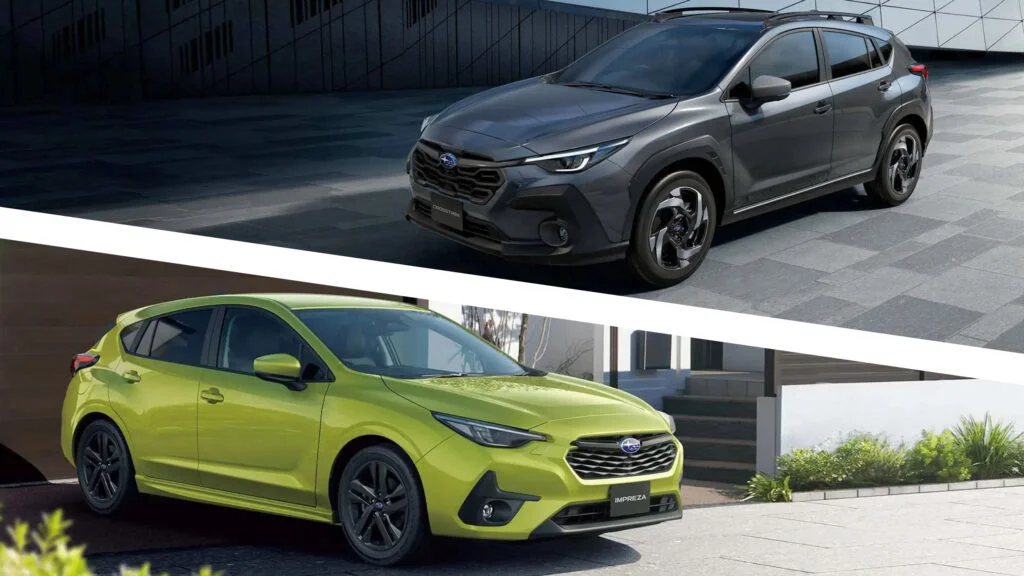 Subaru Shifts to Hybrid-Only Crosstrek as Impreza Embraces Traditional Gasoline Engine