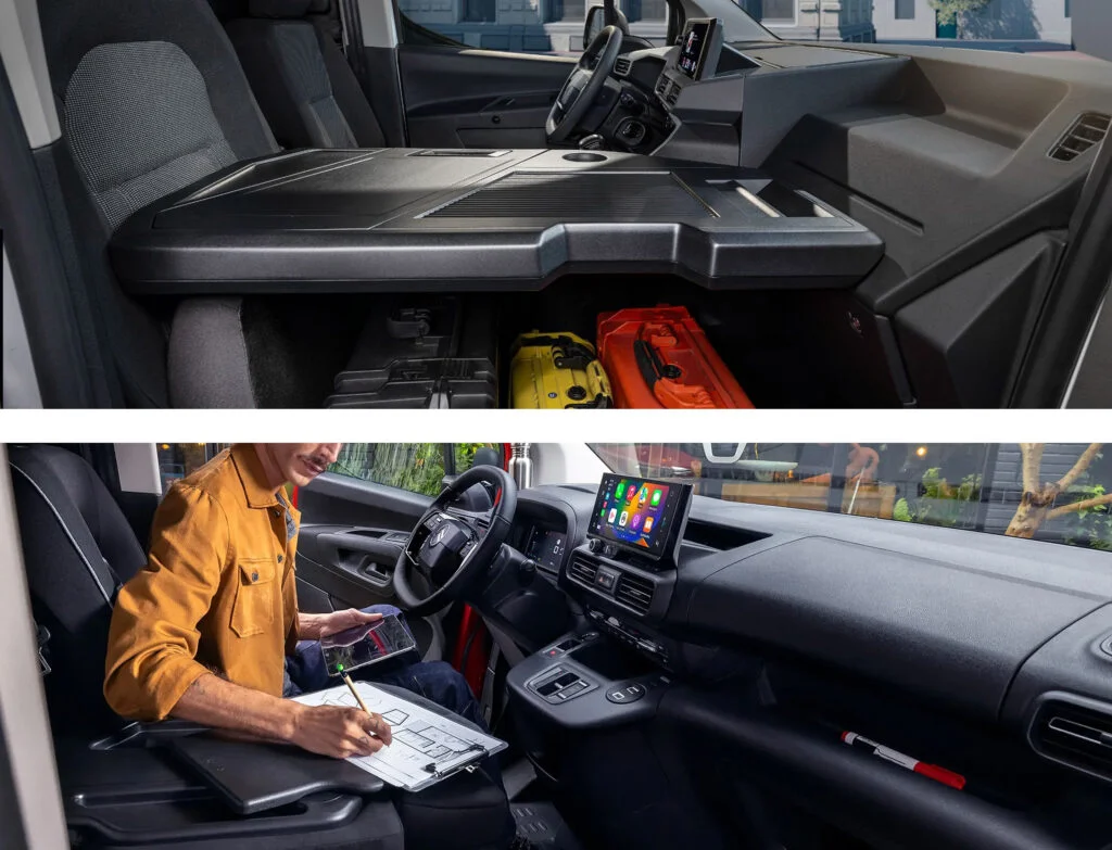 Interior of the Citroen Berlingo